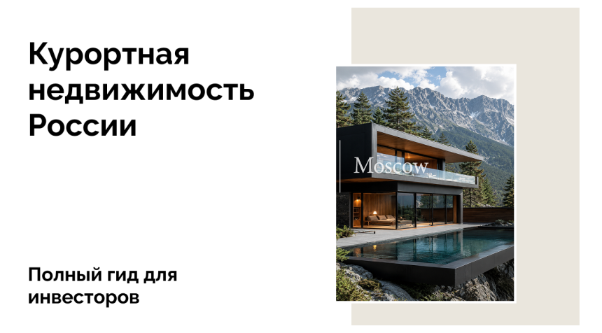 Инвестиции в курортную недвижимость России: гид для новичков