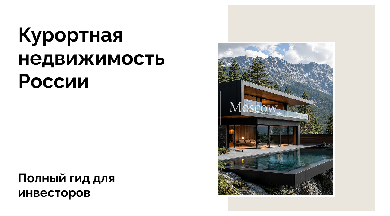 Инвестиции в курортную недвижимость России: гид для новичков