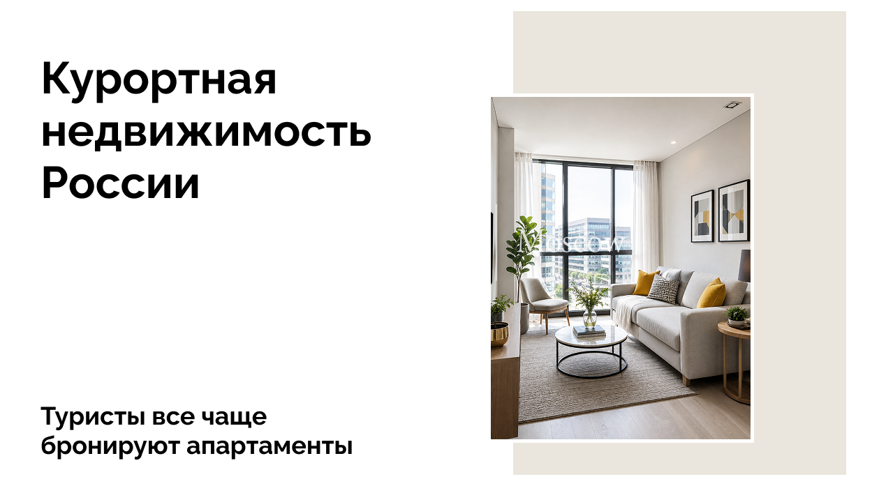 Спрос на краткосрочную аренду апартаментов вырос на 46% этим летом