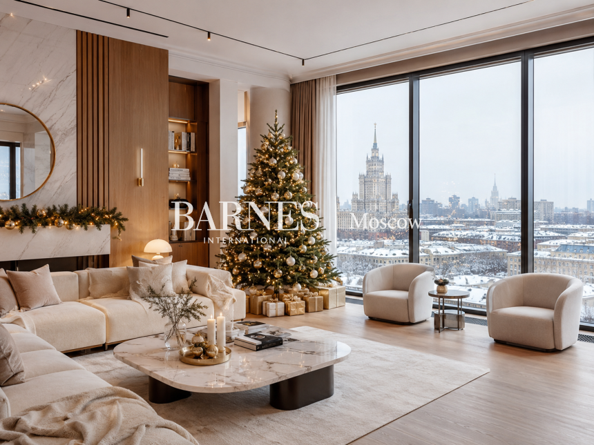 Поздравление с Новым годом и Рождеством от BARNES MOSCOW